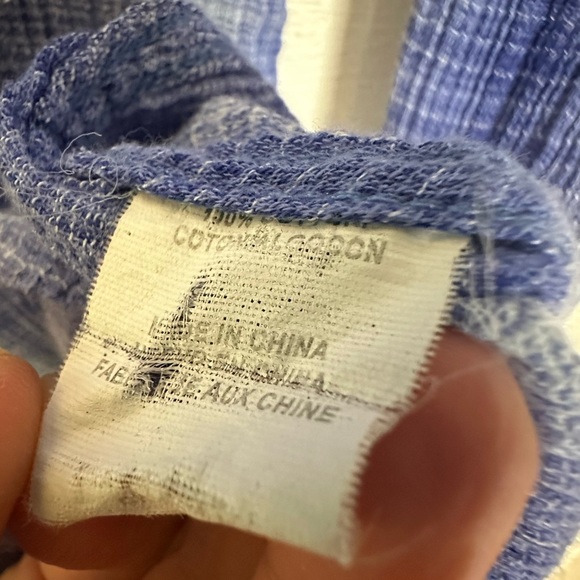 RAILS Blue Cotton Gauze Button Down Top - Picture 8 of 16